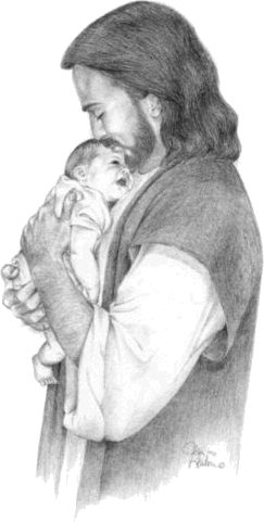 Jesus with a child - 4.gif